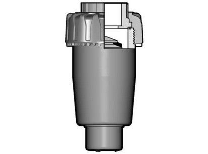 Воздухоотводный клапан VA ПВХ с муфтовыми окончаниями, EPDM, FIP d63 (DN50)