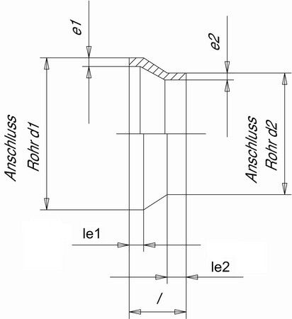 Муфта редукционная PP-H Simona 160x110 SDR11 PN6