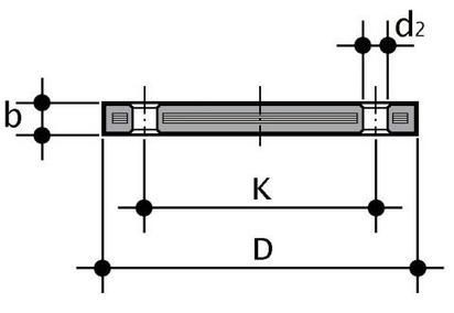 Фото Глухой фланец PP-H FIP PN10 d40