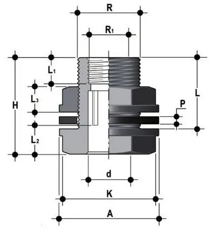 Фото Танк-адаптер ПВХ FIP 32x1 1/2x1