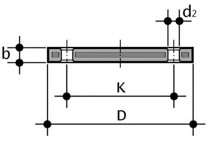 Фото Глухой фланец PP-H FIP PN10 d32