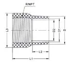 Фото Редукционная муфта ПВДФ с ВР PN 16 20х1/2"