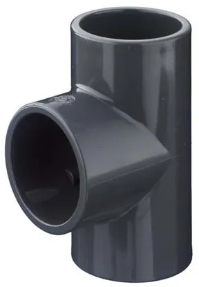 Фотография Тройник равнопроходной клеевой 90° ПВХ FIP d50