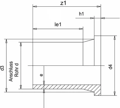 Бурт PP-H Simona d110 SDR11 PN6