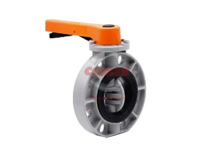 Затвор дисковый ХПВХ с рукояткой EPDM Comer d90 (DN80)