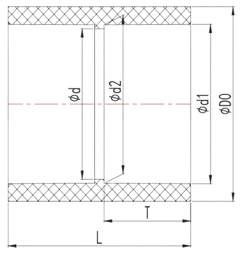 Фото Муфта соединительная ПВХ IPS d400