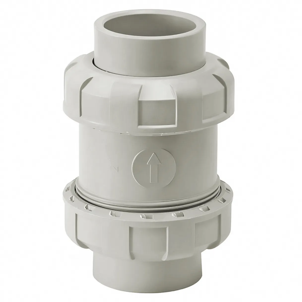 Обратный клапан шаровой с муфтовыми окончанями PP-H IPS d50