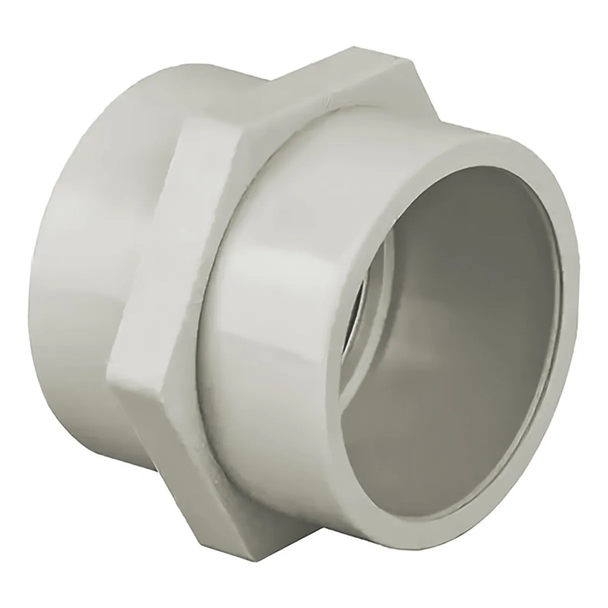 Муфта переходная для раструбной сварки с ВР PP-H IPS d50 PN10