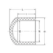 Фото Заглушка ХПВХ IPS (Model A) PN16 d110