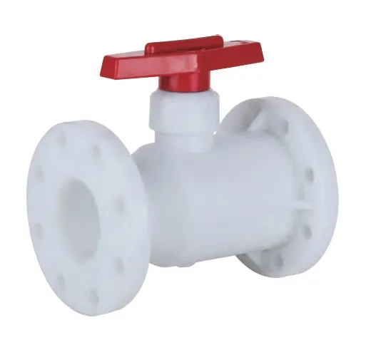 Шаровой кран IVKD ПВДФ c фланцевыми окончаниями d40 (DN32)