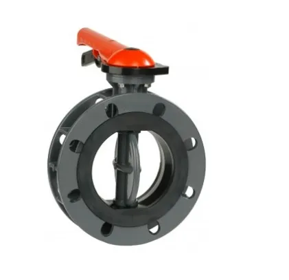 Дисковый затвор ПВХ с рукояткой, EPDM, VDL d110 (DN100)