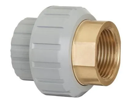 Муфта разборная ХПВХ/ латунь, ВР 16x3/8" PN16