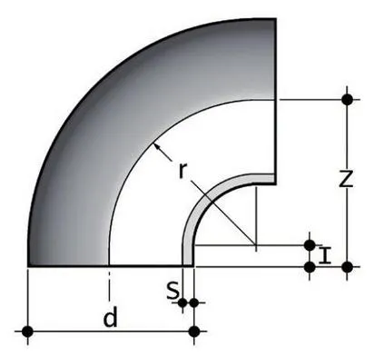 Фото Отвод 90° для стыковой сварки PP-H FIP SDR17.6 PN10 d355