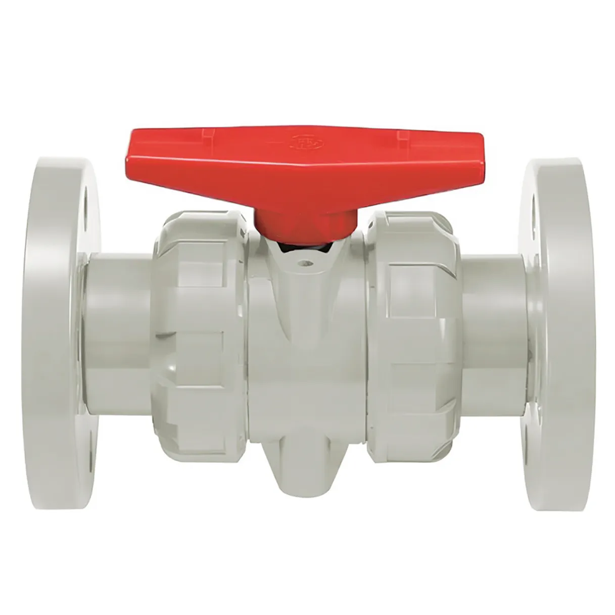 Кран шаровой промышленного применения с фланцевыми окончаниями PP-H IPS d20