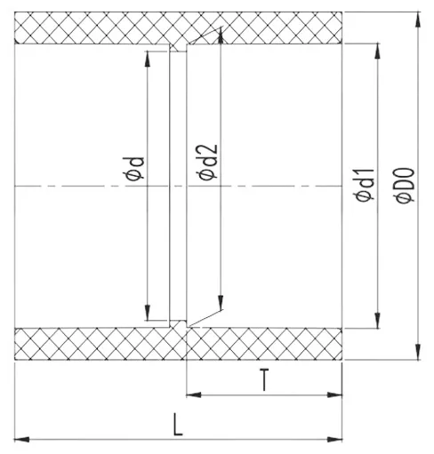 Фото Муфта соединительная ПВХ IPS d225