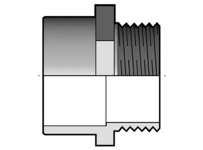 Фотография Адаптер с наружной резьбой PP-H FIP SDR11 PN6 20x1/2