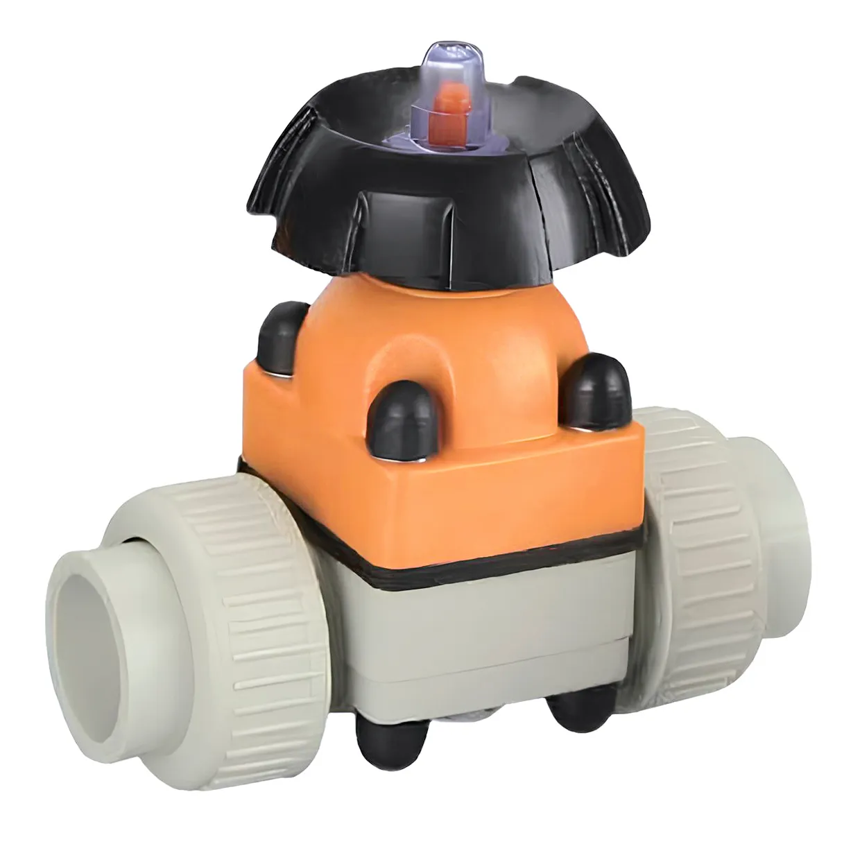 Мембранный клапан с втулочными окончаниями PP-H IPS d20 (DN15)