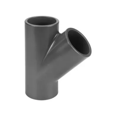 Тройник равнопроходной клеевой 45° ПВХ VDL d40