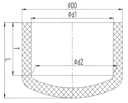 Фото Заглушка клеевая ПВХ IPS d90