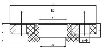 Фото Бурт+фланец (комплект) для раструбной сварки PP-H IPS PN10 d20