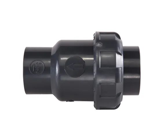 Шаровой обратный клапан c одним разборным окончанием ISR ПВХ; с муфтовыми окончаниям, FKM, IPS d25 (DN20)