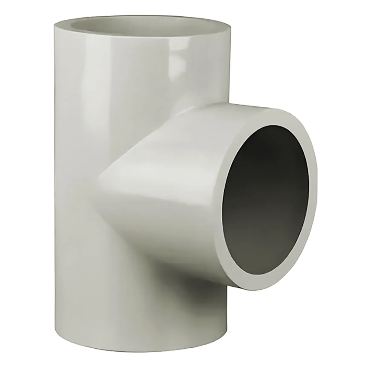 Тройник переходной для раструбной сварки 90° PP-H IPS 75x50 PN10