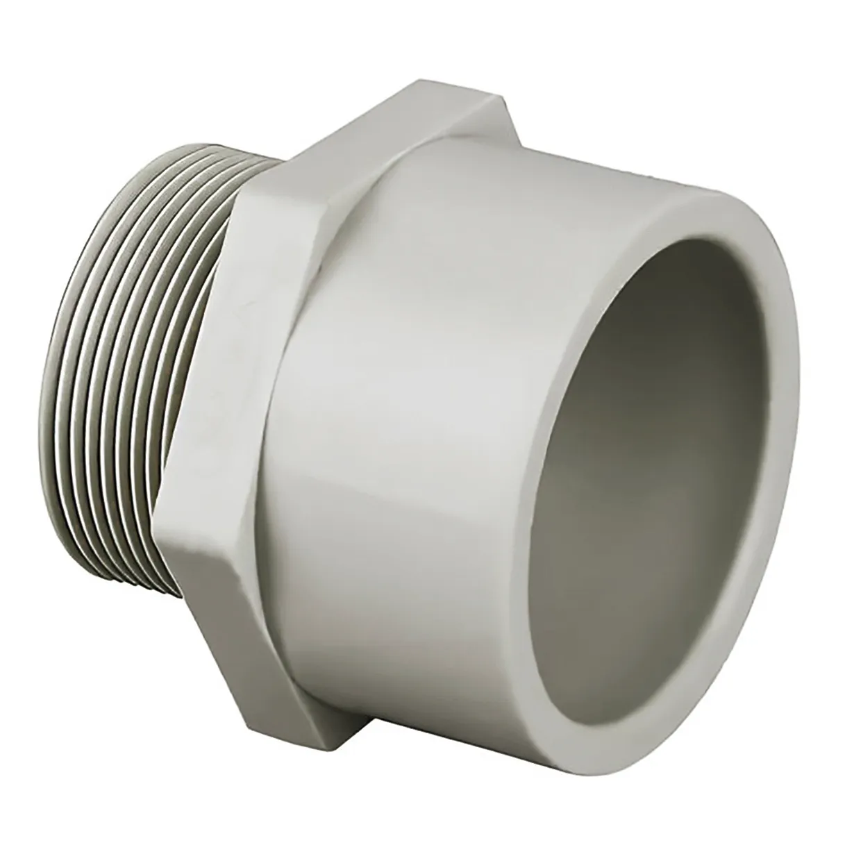 Муфта переходная для раструбной сварки с НР PP-H IPS d40 PN10