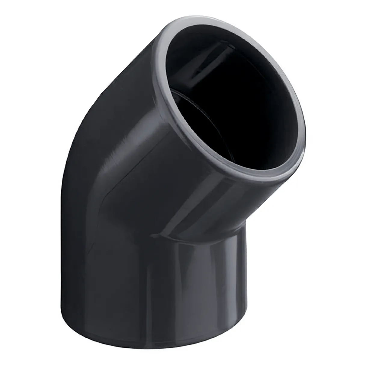 Отвод клеевой 45° ПВХ IPS d75