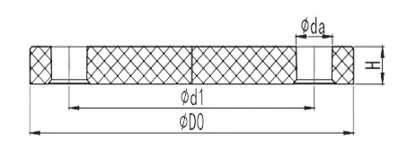 Фото Глухой фланец ПВХ IPS d225
