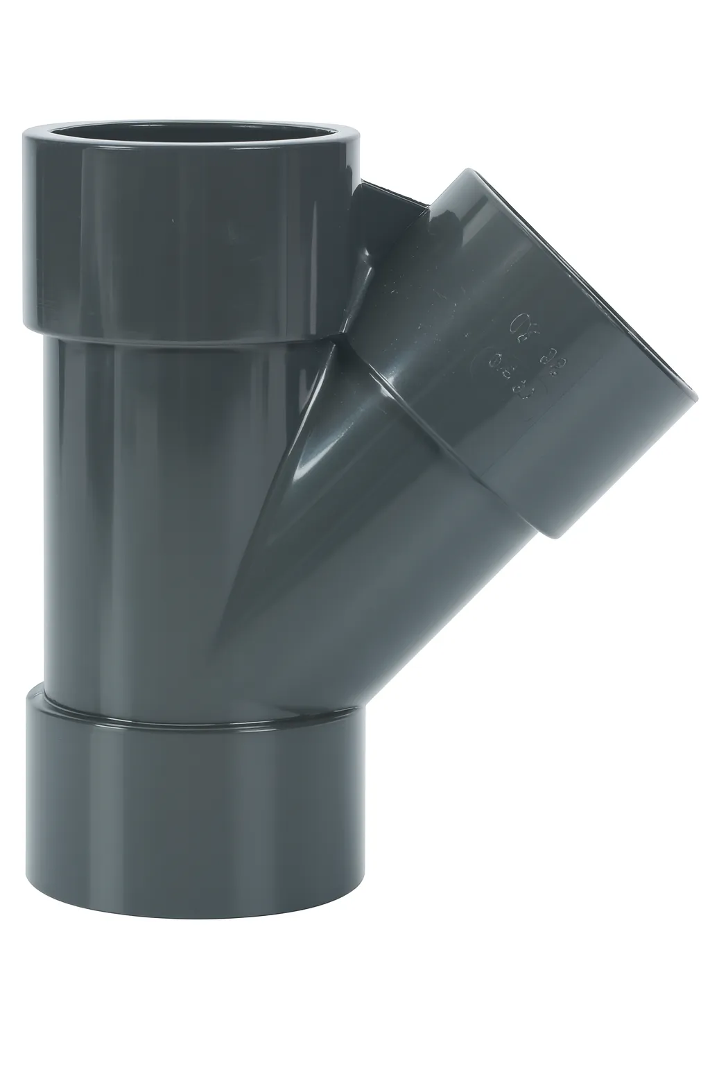 Тройник равнопроходной клеевой 45° ПВХ IPS 110