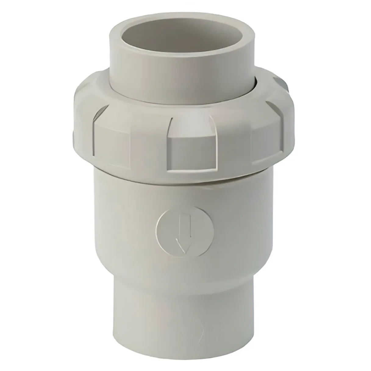 Обратный клапан шаровой с одним разборным соединением, муфтовые окончания PP-H IPS d50 (DN40)