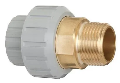 Фотография Муфта разборная ХПВХ/ латунь, НР PN16 50x1 1/2"