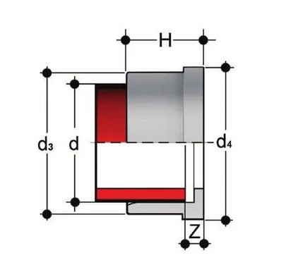 Фото Муфтовое окончание для раструбной сварки PP-H FIP PN10 d40