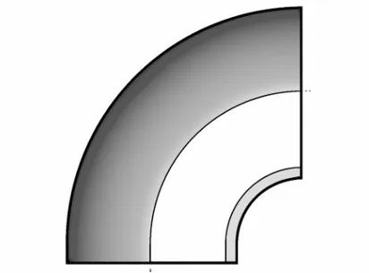 Отвод 90° для стыковой сварки PP-H FIP (PN 10) 90 SDR11 PN10