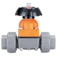 Мембранный клапан с муфтовыми окончаниями ХПВХ IPS d20 (DN15)