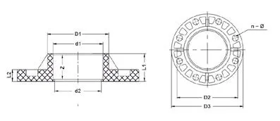 Фото Жесткий фланец ХПВХ IPS (Model B) PN10 d280