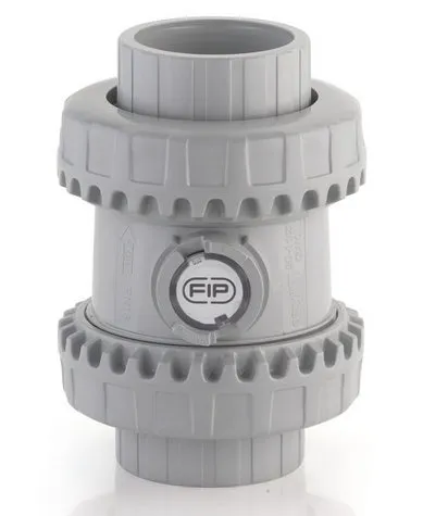 Фотография Пружинный шаровой обратный клапан SSE ХПВХ с муфтовыми окончаниями, DN65-100 d90 (DN80)