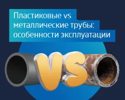 Пластиковые vs металлические трубы: особенности эксплуатации