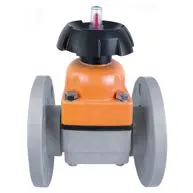 Мембранный клапан с фланцевыми окончаниями ХПВХ IPS d110 (DN100)