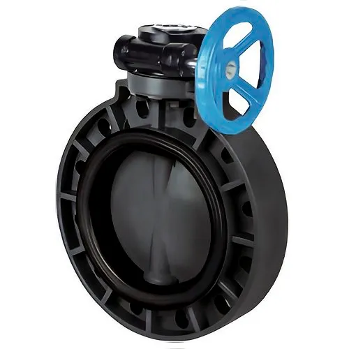 Затвор дисковый ПВХ с редуктором промышленный IPS (Model B) 20" (DN500)