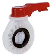 Дисковый затвор IFK ПВДФ с рукояткой d90 (DN80)