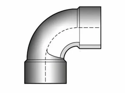 Отвод 90° ХПВХ d225 PN16