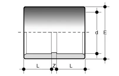 Фото Соединительная муфта ХПВХ PN16 d75