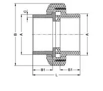 Фото Муфта разборная для стыковой сварки PP-H IPS PN 10 d20