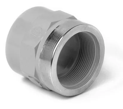 Переходная муфта с усиливающим кольцом  ХПВХ 20x1/2" PN16