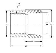 Фото Муфта с ВР ХПВХ IPS PN16 50x1½''