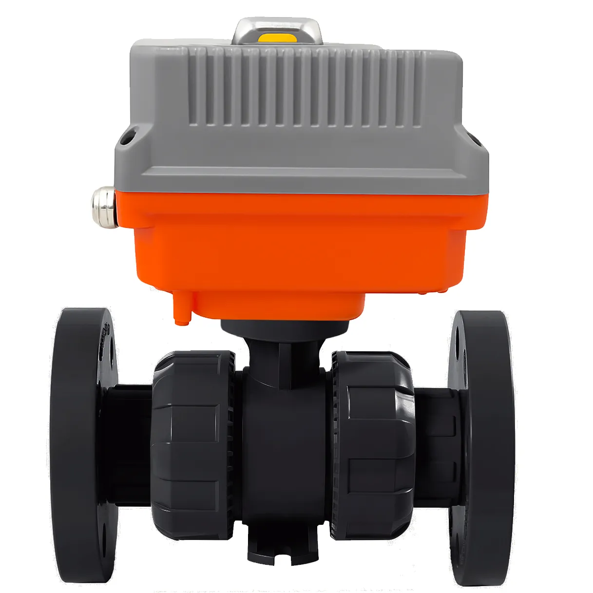 Шаровой кран IVKD ПВХ с эл.приводом 24V DC, фланцевые окончания, EPDM, IPS d32 (DN25)