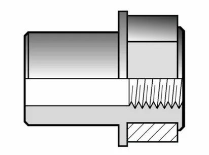 Адаптер с внутренней резьбой PP-H FIP 50x1 1/2 SDR11 PN10