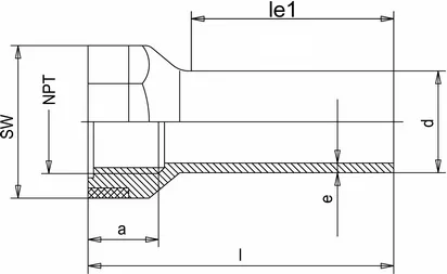 Адаптер переходной с внутренней резьбой ПВДФ (Simona) SDR21 PN16 25x3/4"