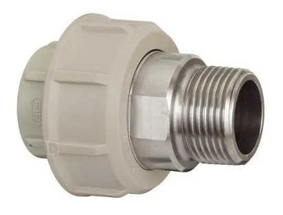 Фотография Муфта разборная переходная PP-H / нерж.сталь, HР, (FKM) FIP PN10 25x3/4